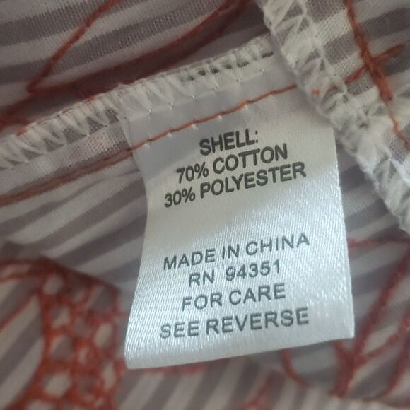 Jade Melody Tam Floral Striped Tank Sz XS - Picture 8 of 9